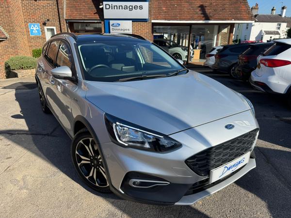 Used 2019 Ford Focus 1.0T EcoBoost Active X Estate 5dr Petrol Manual Euro 6 (s/s) (125 ps) Silver at Dinnages