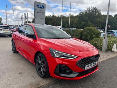 Used 2022 Ford Focus 2.3 ST 280PS LOW MILEAGE MEGA SPEC RACE RED at Lawtons of Tadcaster