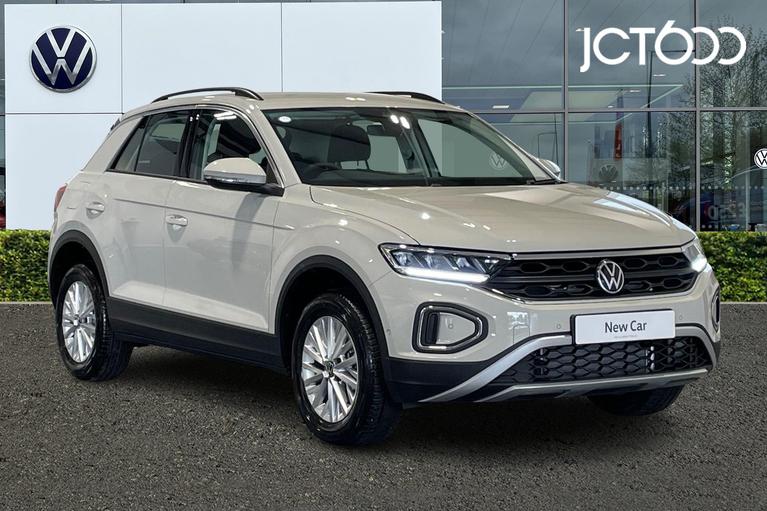 Used ~ VOLKSWAGEN T-Roc T-Roc Life 1.5 TSI 150PS 6-speed Manual 5 Door Ascot Grey at JCT600