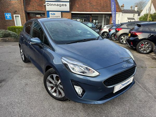 Used 2020 Ford Fiesta 1.0T EcoBoost Trend Hatchback 5dr Petrol Manual Euro 6 (s/s) (95 ps) Blue at Dinnages