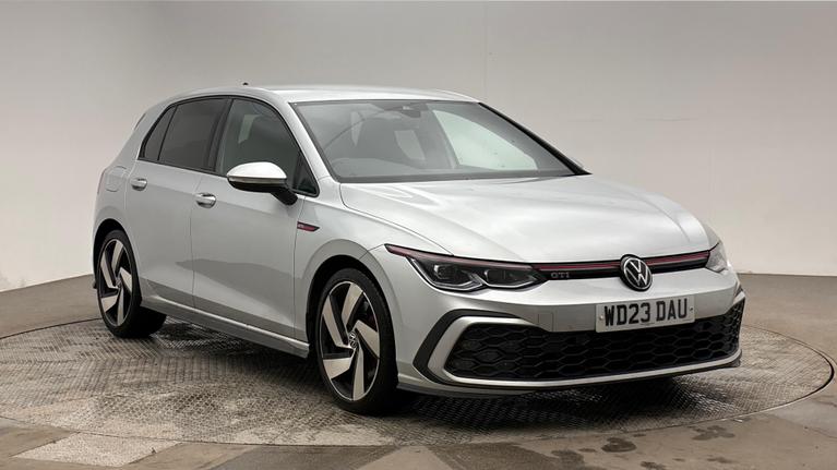 Used 2023 Volkswagen Golf 2.0 TSI GTI Hatchback 5dr Petrol DSG Euro 6 (s/s) (245 ps) Silver at JCT600