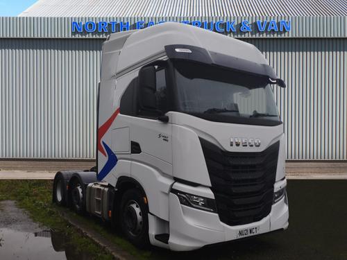 Used 2021 Iveco S-WAY 460 6X2 DEMOSTRATOR WHITE at North East Truck & Van