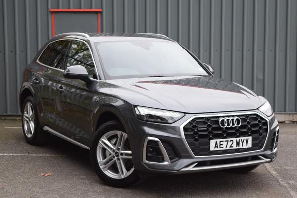 Used 2022 Audi Q5 40 TDI Quattro S Line 5dr S Tronic Grey at SERE Motors