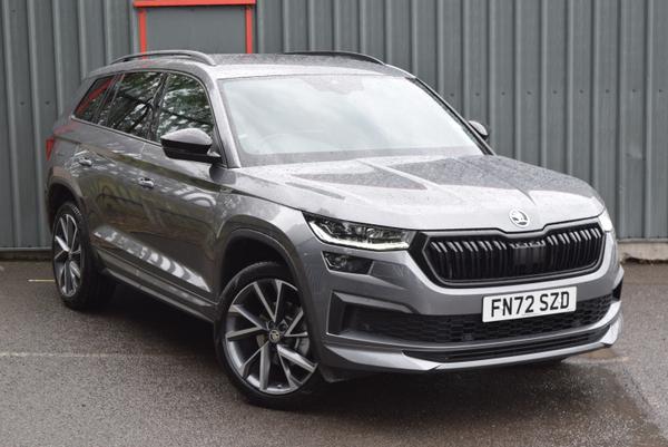 Used 2022 Skoda KODIAQ 1.5 TSI Sport Line 5dr DSG [7 Seat] Grey at SERE Motors
