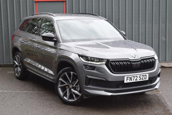 Used 2022 Skoda KODIAQ 1.5 TSI Sport Line 5dr DSG [7 Seat] Grey at SERE Motors