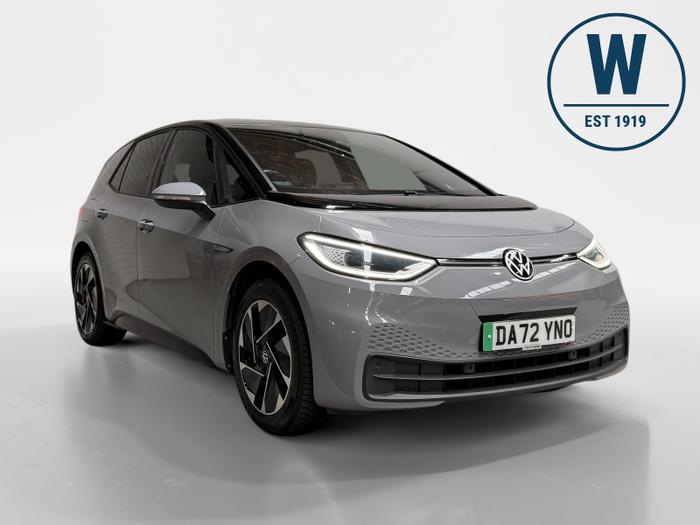 Used 2022 Volkswagen ID.3 Pro 58kWh Family Hatchback 5dr Electric Auto (145 ps) Grey at Windsors of Wallasey