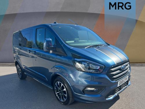 Used 2019 FORD TRANSIT CUSTOM  320 L1  FWD 2.0 EcoBlue 185ps Low Roof D/Cab Sport Van at Chippenham Motor Company