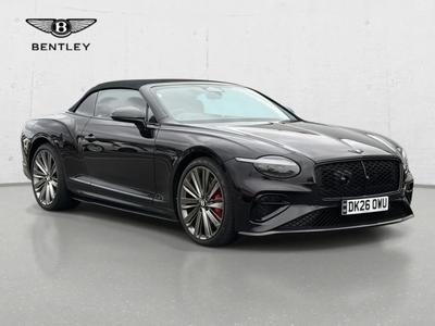2026 BENTLEY Continental 4.0 V8 Ultra-Performance 25.9kWh GTC Speed Convertible 2dr Petrol Plug-in Hybrid Auto 4WD Euro 6 (s/s) (782 ps) at JCT600