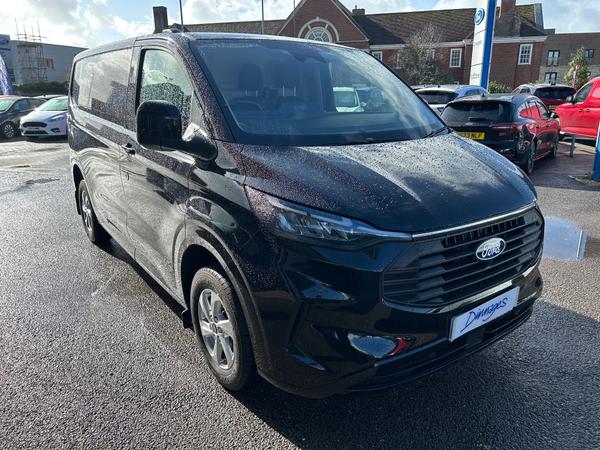 Used 2025 Ford Transit Custom 2.0 280 EcoBlue Limited Panel Van 5dr Diesel Manual L1 H1 Euro 6 (s/s) (136 ps) Agate Black at Dinnages