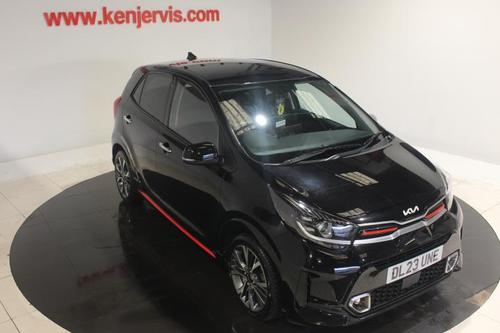 Used 2023 Kia Picanto 1.0 T-GDi GT-Line S Hatchback 5dr Petrol Manual Euro 6 (s/s) (99 bhp) Black at Ken Jervis