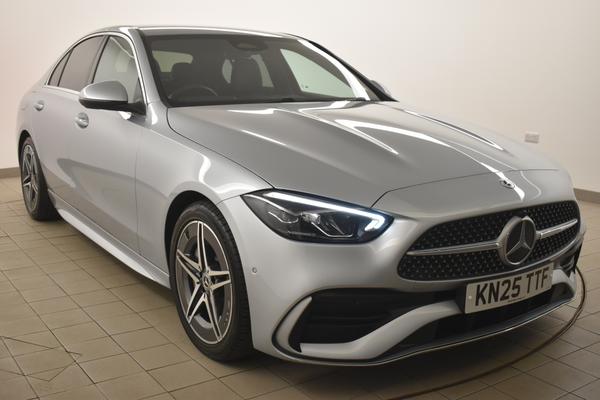 Used 2025 Mercedes-Benz C CLASS C200 AMG Line 4dr 9G-Tronic Silver at SERE Motors