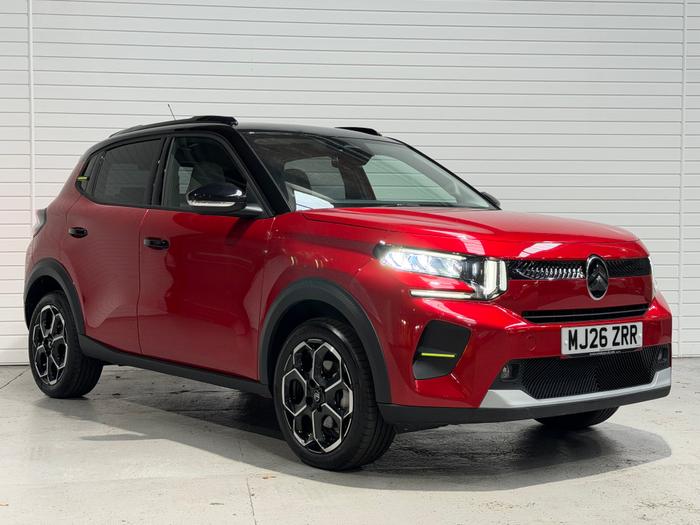 Used 2026 Citroen C3 1.2 Hybrid MAX Hatchback 5dr Petrol Hybrid e-DSC Euro 6 (s/s) (110 ps) Red at Gravells