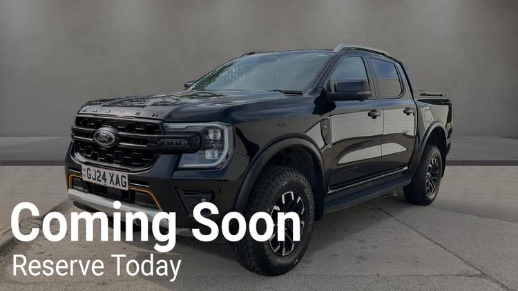 Used 2024 Ford Ranger 2.0 TD EcoBlue Wildtrak X Pickup Double Cab 4dr Diesel Auto 4WD Euro 6 (s/s) (205 ps) Black at #sitename#