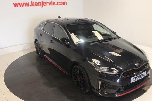 Used 2021 Kia ProCeed 1.6 T-GDi GT Shooting Brake 5dr Petrol DCT Euro 6 (s/s) (201 bhp) Black at Ken Jervis