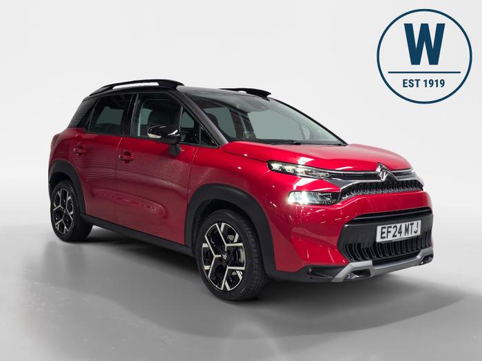 Used 2024 Citroen C3 Aircross 1.2 PureTech MAX SUV 5dr Petrol EAT6 Euro 6 (s/s) (130 ps) Red at Gravells