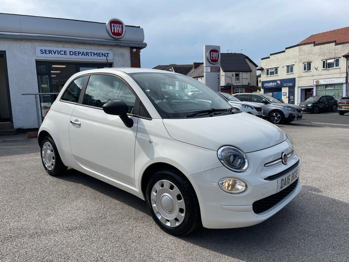Used 2016 Fiat 500 1.2 Pop Hatchback 3dr Petrol Manual Euro 6 (s/s) (69 bhp) White at Windsors of Wallasey