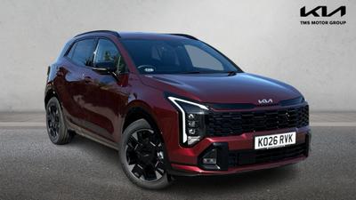 Used 2026 Kia Sportage 1.6 T-GDi HEV GT-LINE Magma Red at Kia Motors UK
