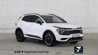 Used 2025 Kia Sportage 1.6 T-GDi 48V GT-LINE Fusion White at Kia Motors UK