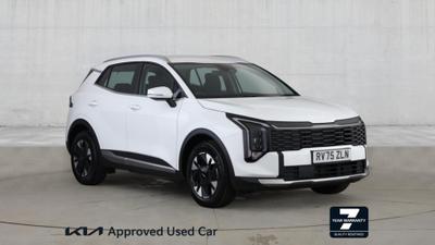 Used 2025 Kia Sportage 1.6 T-GDi HEV PURE Fusion White at Kia Motors UK