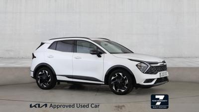 Used 2025 Kia Sportage 1.6 T-GDi 48V GT-LINE Fusion White at Kia Motors UK