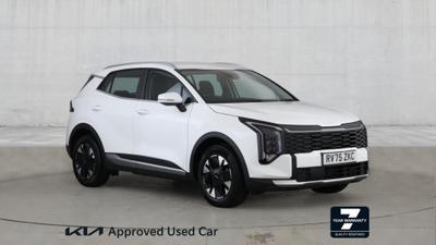 Used 2025 Kia Sportage 1.6 T-GDi HEV PURE Fusion White at Kia Motors UK