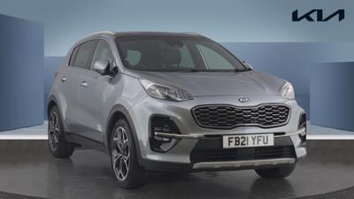 Used 2021 Kia Sportage 1.6 CRDi ISG 48V GT-LINE S Lunar Silver at Kia Motors UK