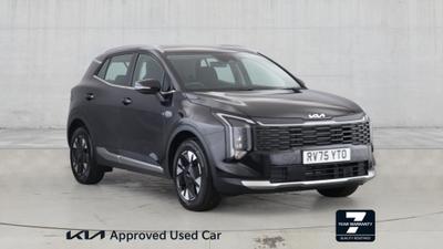 Used 2025 Kia Sportage 1.6 T-GDi HEV PURE Phantom Black at Kia Motors UK