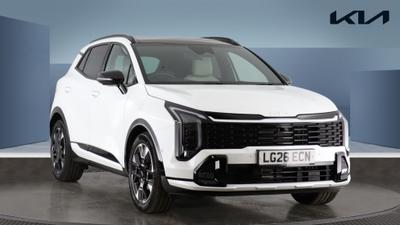Used 2026 Kia Sportage 1.6 T-GDi HEV GT-LINE S Fusion White at Kia Motors UK