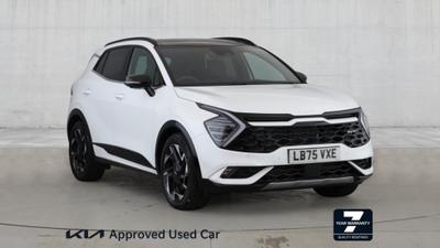 Used 2025 Kia Sportage 1.6 T-GDi 48V GT-LINE S Fusion White at Kia Motors UK