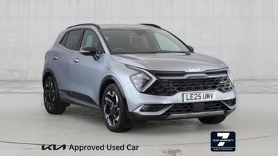Used 2025 Kia Sportage 1.6 T-GDi 48V GT-LINE Lunar Silver at Kia Motors UK