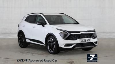 Used 2025 Kia Sportage 1.6 T-GDi 48V GT-LINE Fusion White at Kia Motors UK