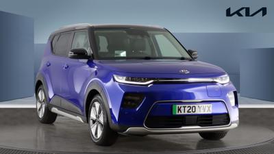 Used 2020 Kia Soul 150kW Electric Motor FIRST EDITION Neptune Blue With Black Roof at Kia Motors UK