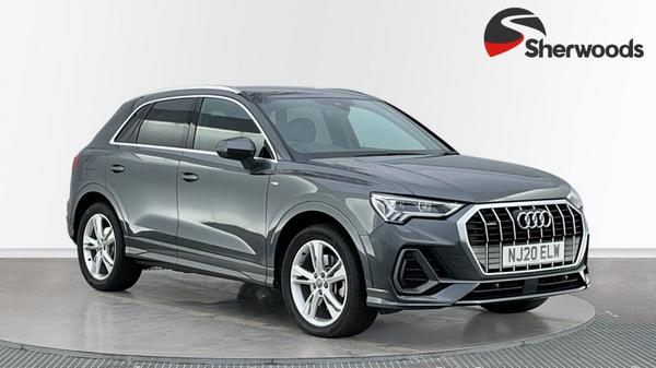 Used 2020 Audi Q3 2.0 TFSI 40 S line SUV 5dr Petrol S Tronic quattro Euro 6 (s/s) (190 ps) at Sherwoods