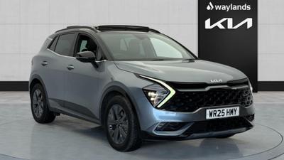 Used 2025 Kia Sportage 1.6 T-GDi HEV GT-LINE S Lunar Silver With Black Roof at Kia Motors UK