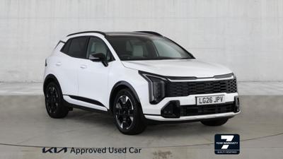 Used 2026 Kia Sportage 1.6 T-GDi HEV GT-LINE S Fusion White at Kia Motors UK