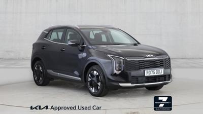 Used 2025 Kia Sportage 1.6 T-GDi HEV PURE Phantom Black at Kia Motors UK