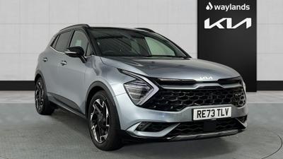 Used 2023 Kia Sportage 1.6 T-GDi ISG 48V GT-LINE S Lunar Silver With Black Roof at Kia Motors UK