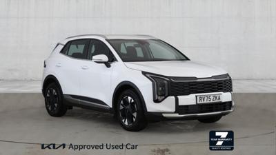 Used 2025 Kia Sportage 1.6 T-GDi HEV PURE Fusion White at Kia Motors UK