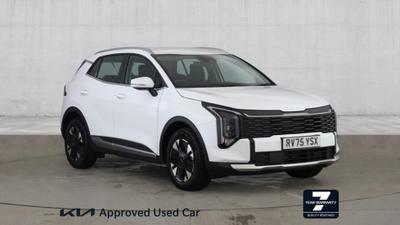 Used 2025 Kia Sportage 1.6 T-GDi HEV PURE Fusion White at Kia Motors UK