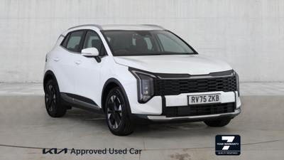 Used 2025 Kia Sportage 1.6 T-GDi HEV PURE Fusion White at Kia Motors UK