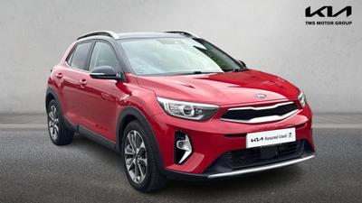 Used 2021 Kia Stonic 1.0 T-GDi ISG 48V CONNECT Blaze Red with Black Roof at Kia Motors UK