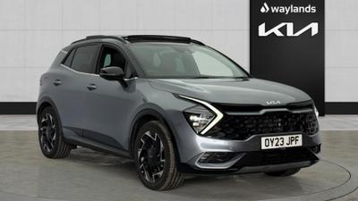 Used 2023 Kia Sportage 1.6 T-GDi ISG PHEV GT-LINE S Lunar Silver With Black Roof at Kia Motors UK