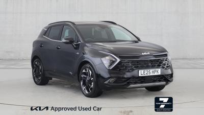 Used 2025 Kia Sportage 1.6 T-GDi 48V GT-LINE Phantom Black at Kia Motors UK