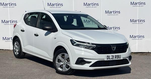 Used 2021 Dacia Sandero 1.0 SCe Essential Euro 6 (s/s) 5dr White at Martins Group