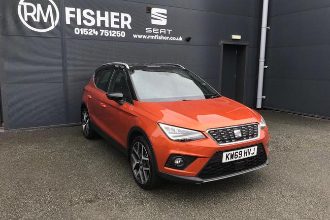 Used 2020 SEAT Arona 1.0 TSI XCELLENCE Lux DSG Euro 6 (s/s) 5dr Orange at RM Fisher