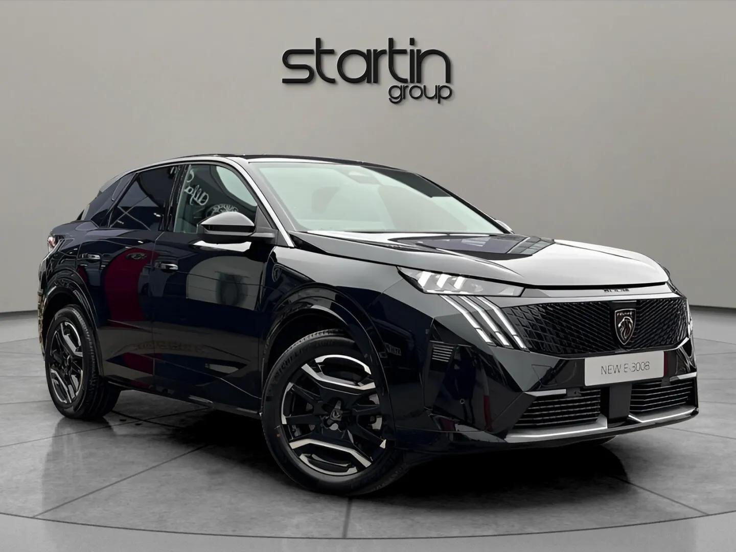 PEUGEOT 3008 73KWH GT AUTO 5DR ELECTRIC 5 MILES AUTOMATIC BLACK CASH 32,499 WAS...