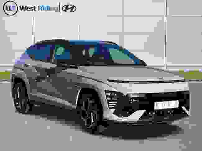 Used ~ Hyundai KONA 1.6 h-GDi N Line S DCT Euro 6 (s/s) 5dr Cyber Grey with Black Roof at West Riding