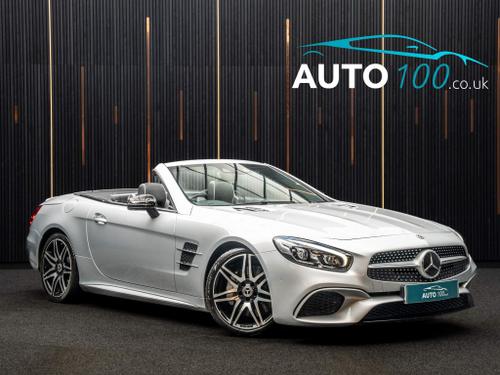 Used 2018 Mercedes-Benz SL 3.0 SL400 V6 AMG Line (Premium) Roadster G-Tronic+ Euro 6 (s/s) 2dr Silver at Auto100