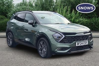 Used 2024 Kia Sportage 1.6 T-GDi ISG HEV GT-LINE S Experience Green with Black Roof at Kia Motors UK