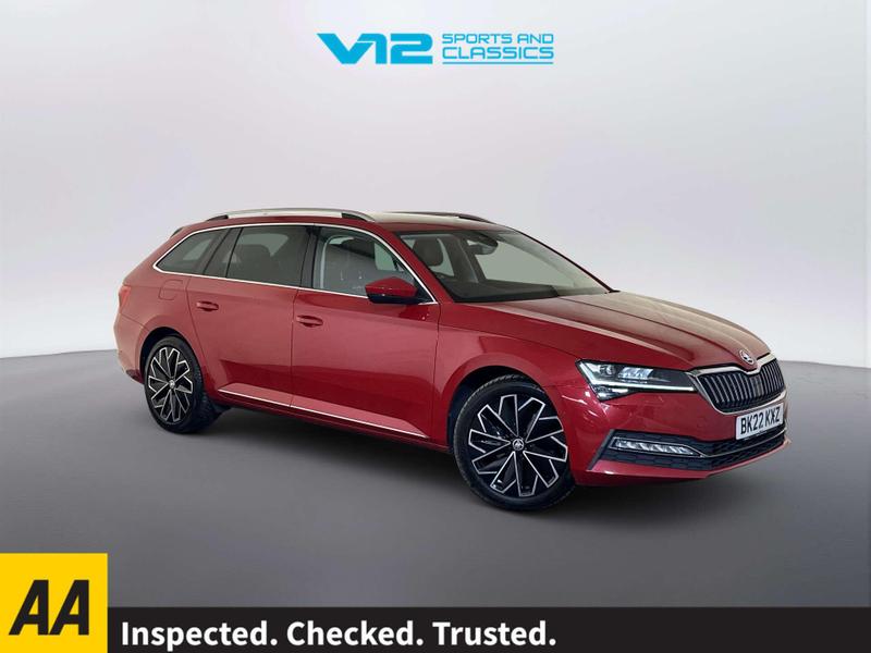 Red 2022 Skoda Superb Estate Front-wheel drive Automatic